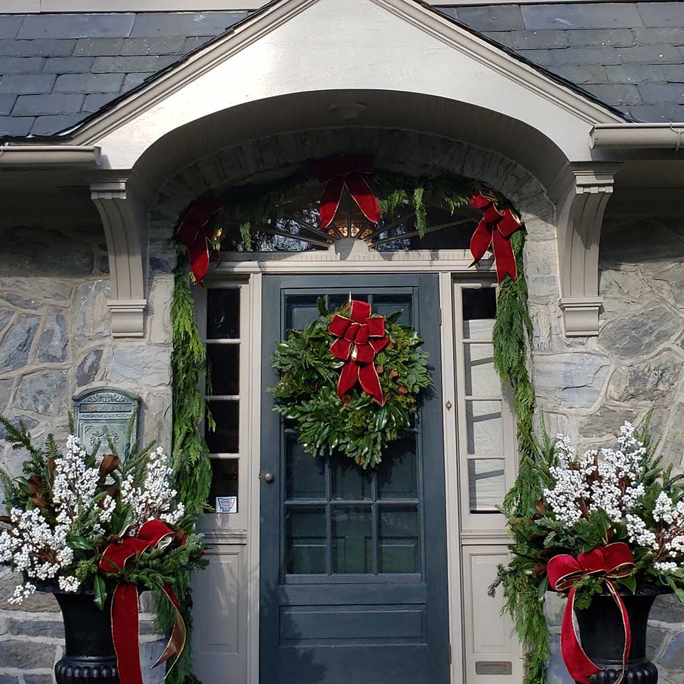 Decorated Home Entry